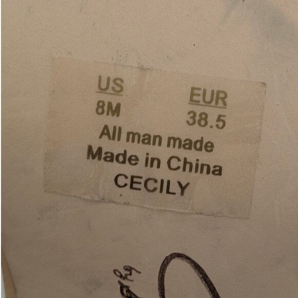 Circus NY by Sam Edelman Cecily Strappy Kitten Heel Sandals Size US8M EU38.5 - Picture 7 of 11